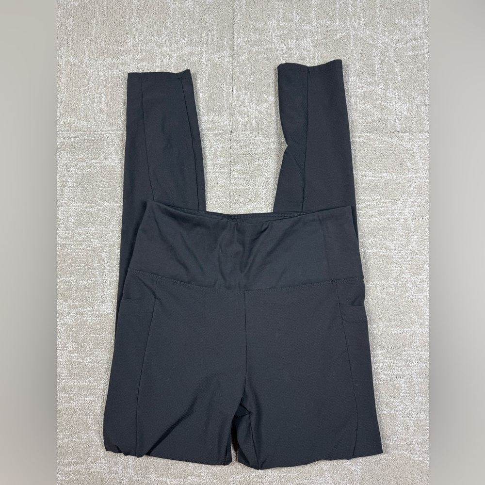 Athleta Quest Hybrid Work Out Tight Legging BLACK Womens Size 2